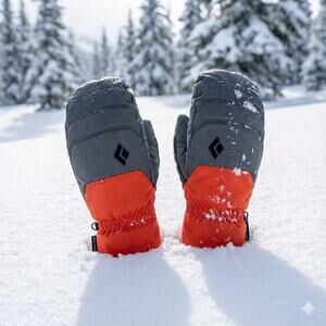 Brand New Black Diamond Mission MX GORE-TEX Mitts | Walnuts/Octane | Size Medium